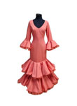 Talla 42. Vestido de Flamenca Modelo Alexandra. Coral 272.727€ #50759ALEXANDRACRL42